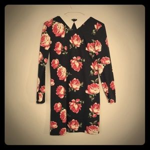 Stretchy floral dress